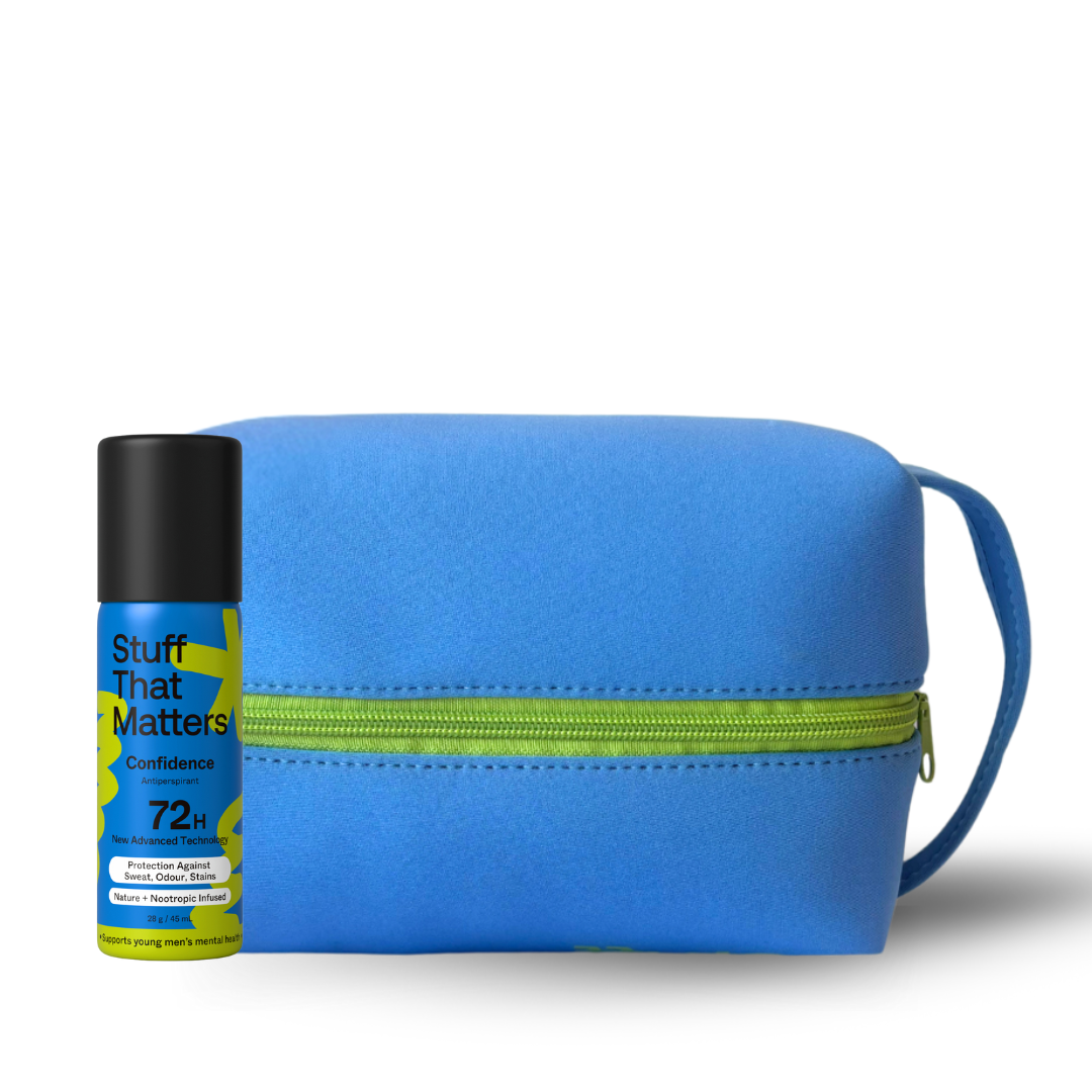 Free Limited Edition Toiletry Bag & Travel-Sized Deodorant